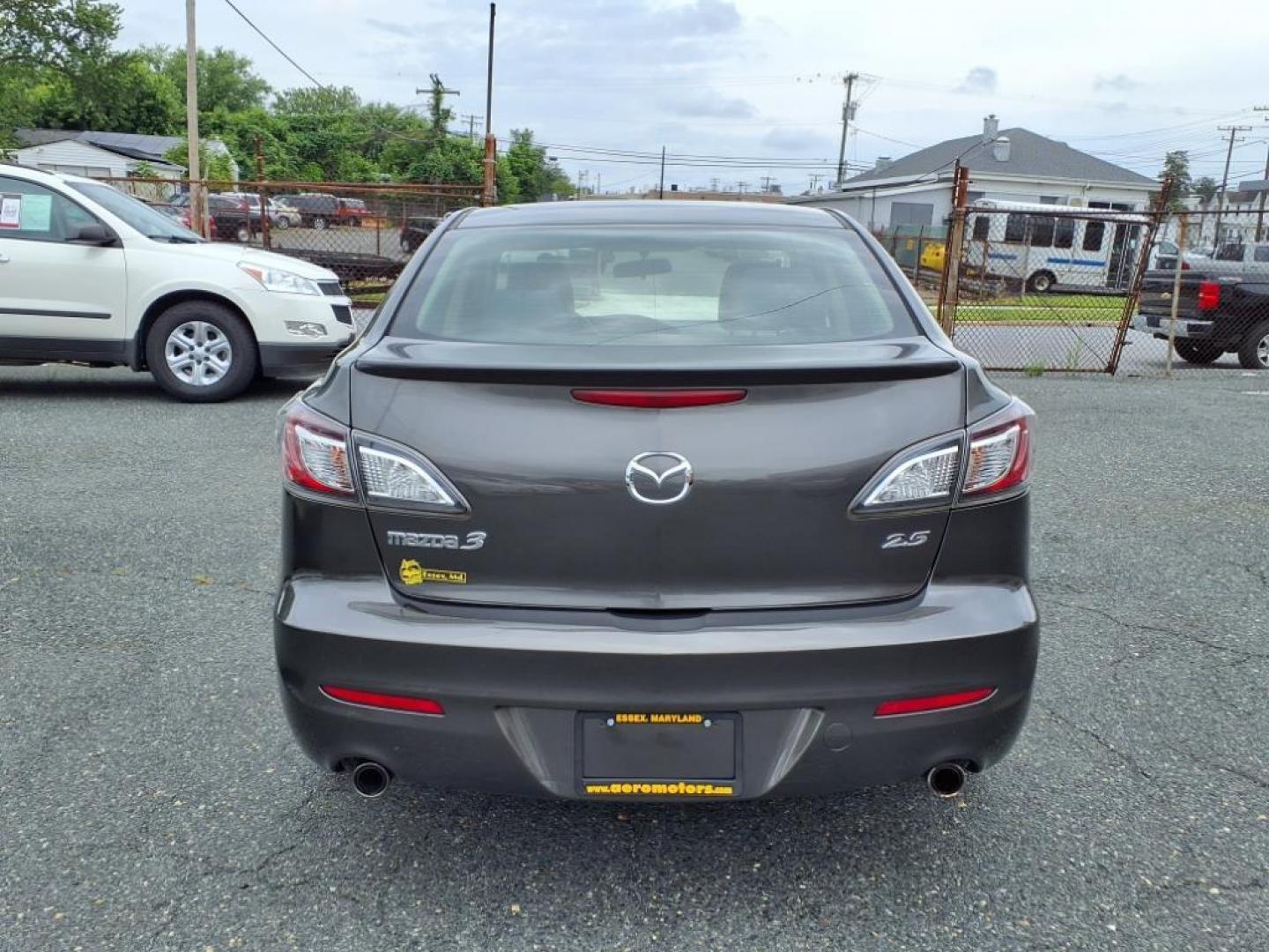 2011 Gray Mazda Mazda3 s Sport (JM1BL1U66B1) with an 2.5L 2.5L I4 165hp 167ft. lbs. PZEV Sequential-Port F.I. engine, 5-Speed Automatic with Sportshift Manual 5A transmission, located at 50 Eastern Blvd., Essex, MD, 21221, (410) 686-3444, 39.304367, -76.484947 - Photo#3