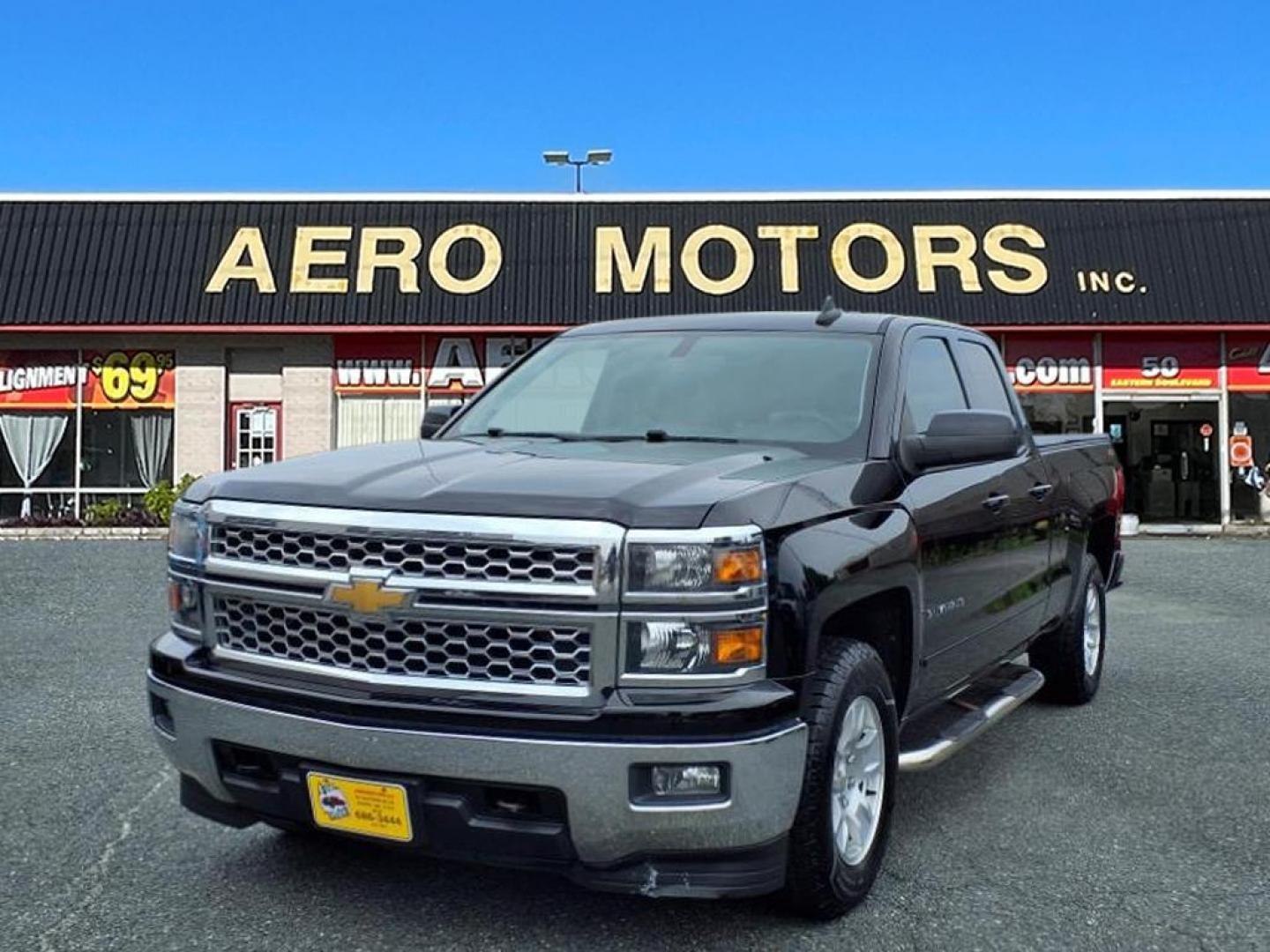 2015 Black Chevrolet Silverado 1500 LT (1GCVKREH6FZ) with an 4.3L EcoTec3 4.3L Flex Fuel V6 285hp 305ft. lbs. Fuel Injected engine, 6-Speed Shiftable Automatic w/Overdrive transmission, located at 50 Eastern Blvd., Essex, MD, 21221, (410) 686-3444, 39.304367, -76.484947 - Photo#0