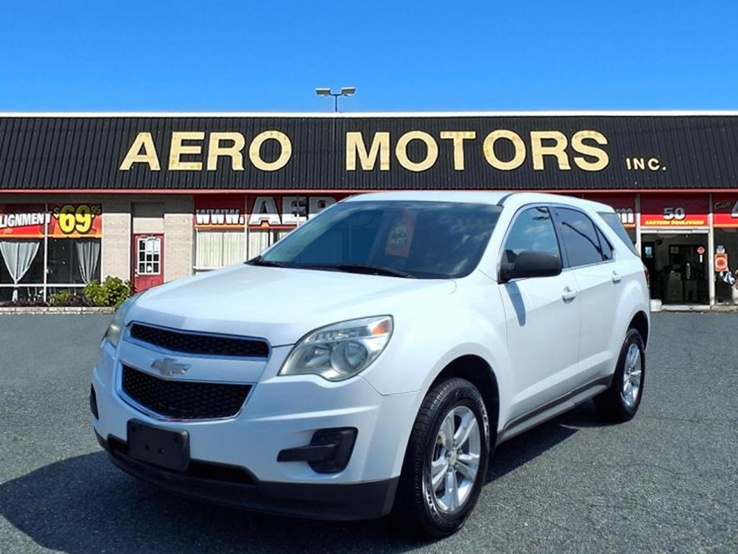 2011 Summit White Chevrolet Equinox LS (2CNFLCEC4B6) with an 2.4L 4 Cylinder Fuel Injected engine, ATAWD transmission, located at 50 Eastern Blvd., Essex, MD, 21221, (410) 686-3444, 39.304367, -76.484947 - Photo#0