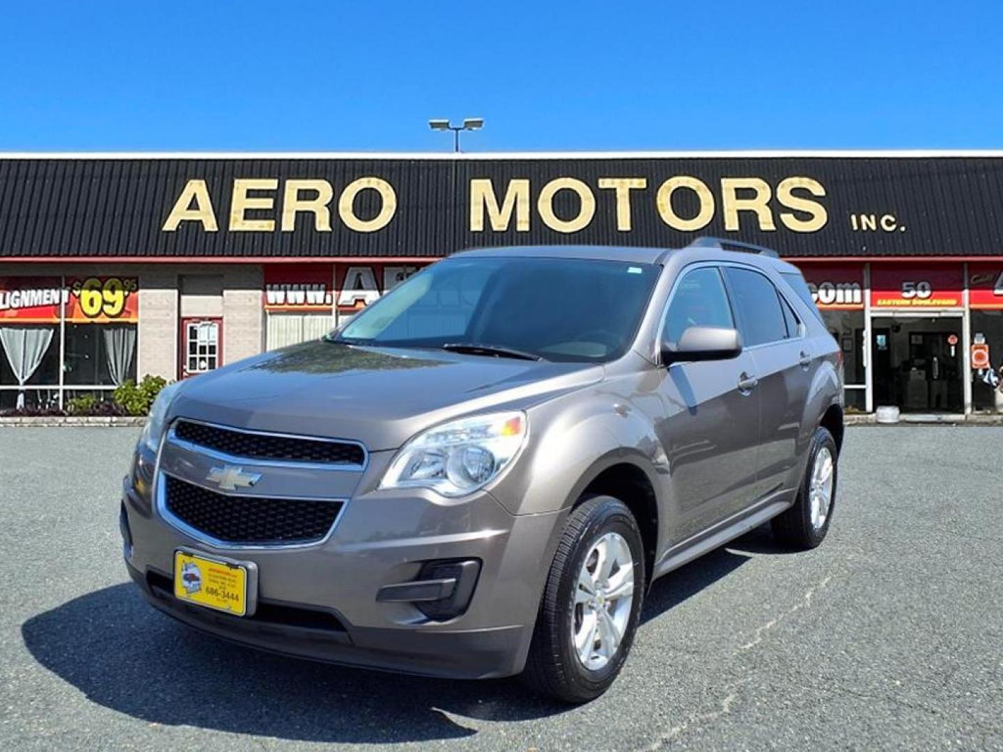 2011 Mocha Steel Metallic Chevrolet Equinox LT (2CNALDECXB6) with an 2.4L 4 Cylinder Fuel Injected engine, Automatic transmission, located at 50 Eastern Blvd., Essex, MD, 21221, (410) 686-3444, 39.304367, -76.484947 - Photo#0