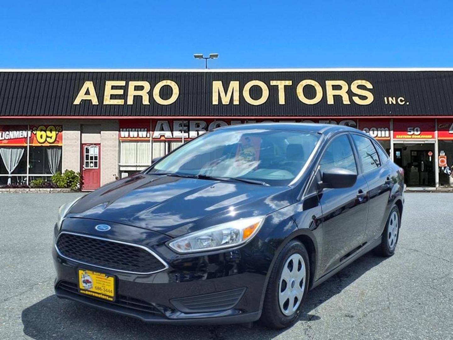 2016 Shadow Black Ford Focus S (1FADP3E28GL) with an 2.0L 2.0L Flex Fuel I4 160hp 146ft. lbs. Fuel Injected engine, Automatic transmission, located at 50 Eastern Blvd., Essex, MD, 21221, (410) 686-3444, 39.304367, -76.484947 - Photo#0