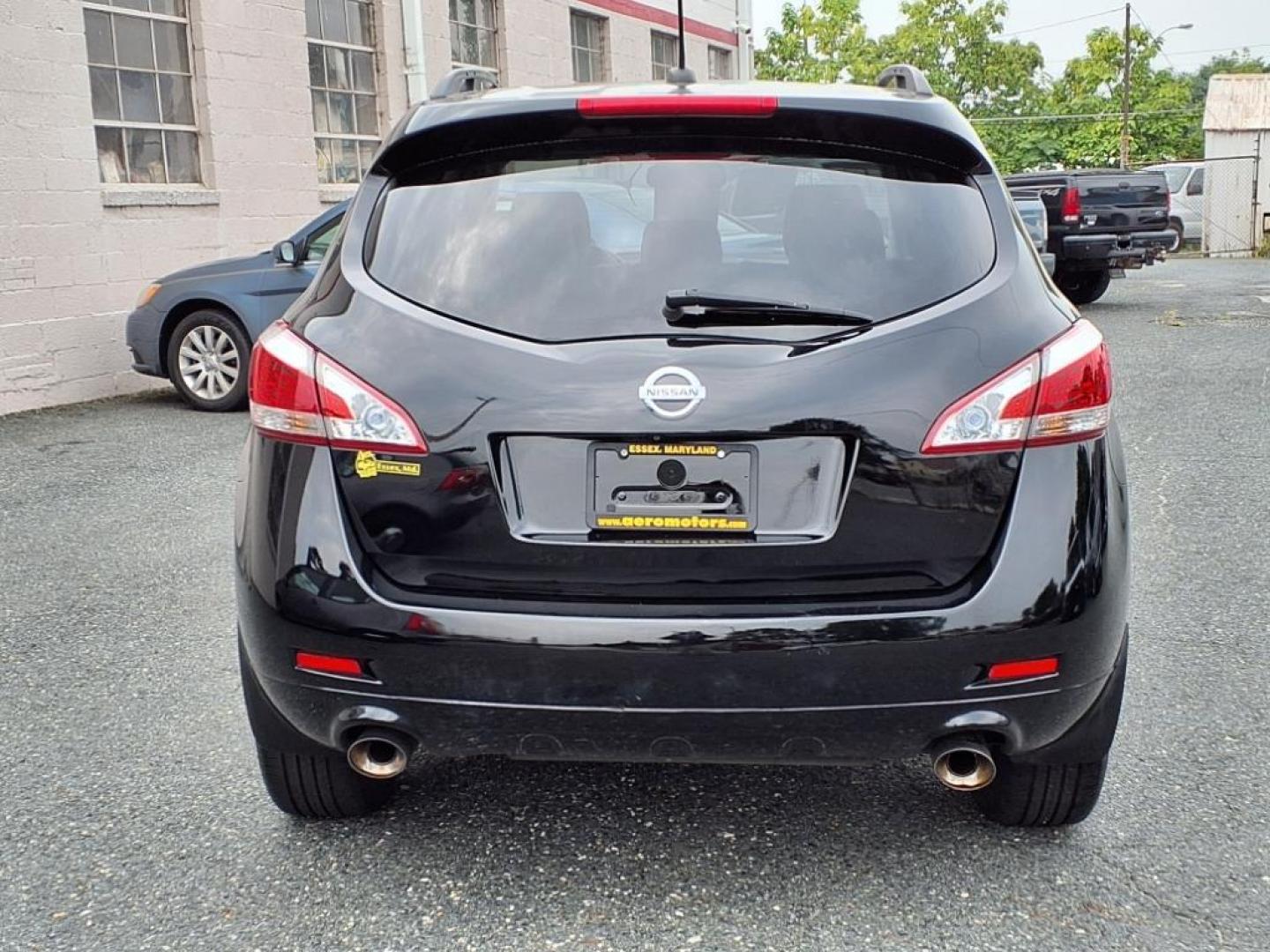 2009 Super Black Nissan Murano SL (JN8AZ18W29W) with an 3.5L 3.5L V6 265hp 248ft. lbs. Fuel Injected engine, CVT transmission, located at 50 Eastern Blvd., Essex, MD, 21221, (410) 686-3444, 39.304367, -76.484947 - Photo#3