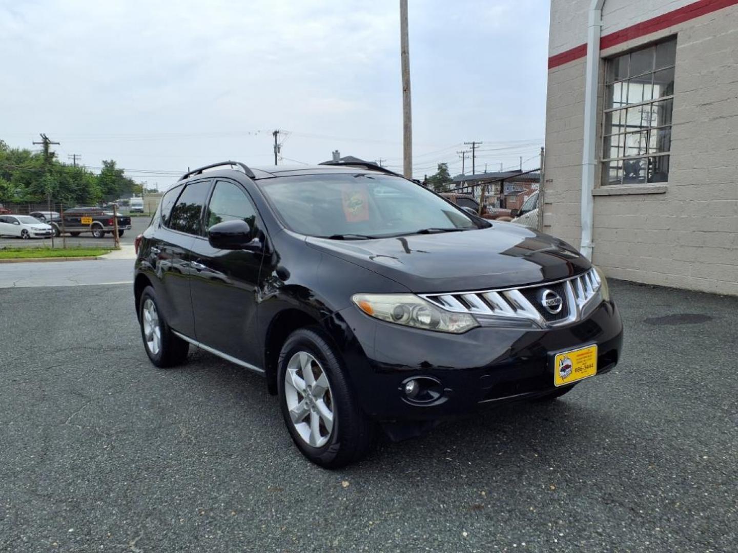 2009 Super Black Nissan Murano SL (JN8AZ18W29W) with an 3.5L 3.5L V6 265hp 248ft. lbs. Fuel Injected engine, CVT transmission, located at 50 Eastern Blvd., Essex, MD, 21221, (410) 686-3444, 39.304367, -76.484947 - Photo#7