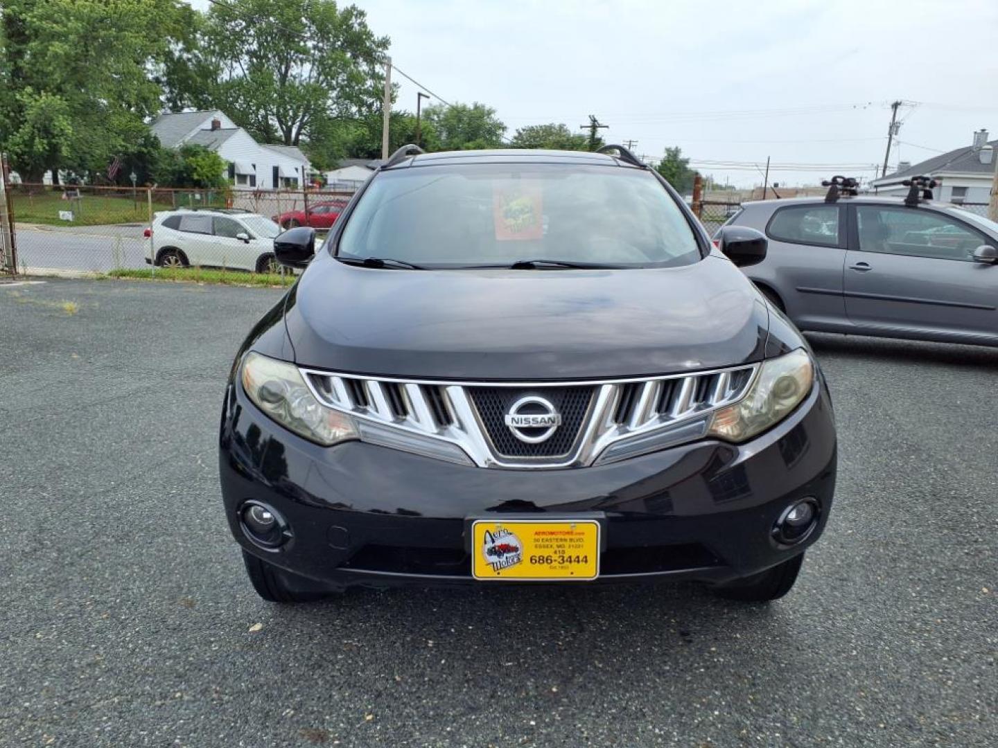 2009 Super Black Nissan Murano SL (JN8AZ18W29W) with an 3.5L 3.5L V6 265hp 248ft. lbs. Fuel Injected engine, CVT transmission, located at 50 Eastern Blvd., Essex, MD, 21221, (410) 686-3444, 39.304367, -76.484947 - Photo#8