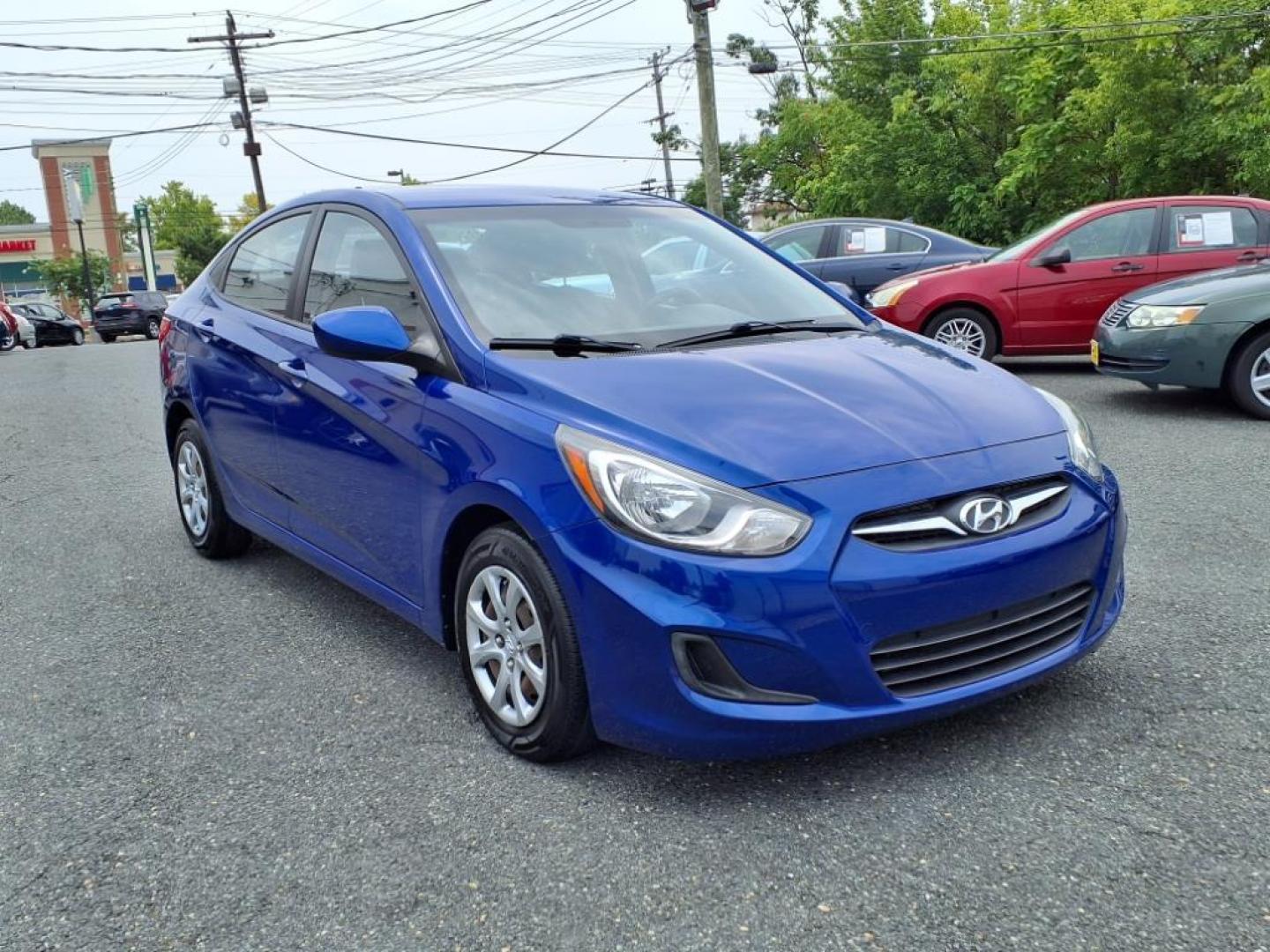 2013 Marathon Blue Hyundai ACCENT GLS (KMHCT4AE7DU) with an 1.6L 4 Cylinder Fuel Injected engine, Automatic transmission, located at 50 Eastern Blvd., Essex, MD, 21221, (410) 686-3444, 39.304367, -76.484947 - Photo#6
