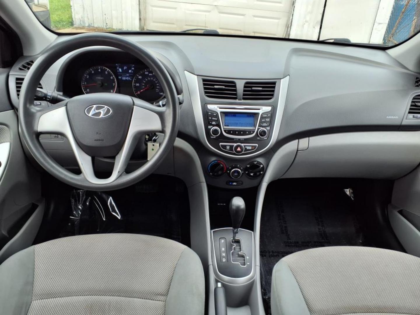 2013 Marathon Blue Hyundai ACCENT GLS (KMHCT4AE7DU) with an 1.6L 4 Cylinder Fuel Injected engine, Automatic transmission, located at 50 Eastern Blvd., Essex, MD, 21221, (410) 686-3444, 39.304367, -76.484947 - Photo#14
