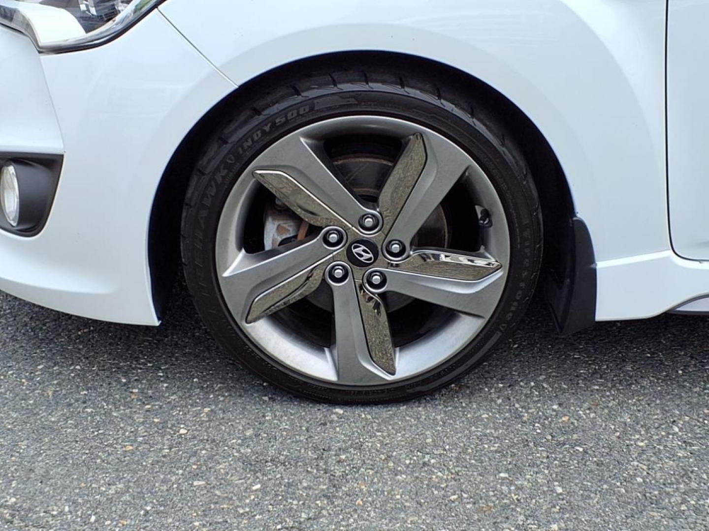 2015 White Hyundai VELOSTER Turbo (KMHTC6AE9FU) with an 1.6L 4 Cylinder Turbocharged engine, 6SP transmission, located at 50 Eastern Blvd., Essex, MD, 21221, (410) 686-3444, 39.304367, -76.484947 - Photo#7