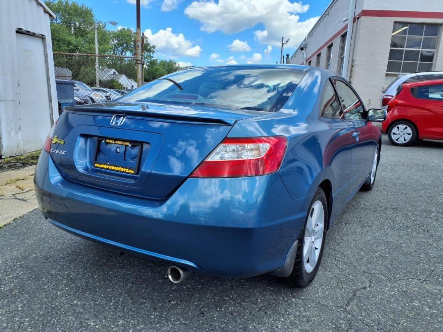2006 Atomic Blue Metallic Honda Civic EX (2HGFG12876H) with an 1.8L 1L NA I4 single overhead cam (SOHC) 16V Fuel Injected engine, 5-Speed Automatic transmission, located at 50 Eastern Blvd., Essex, MD, 21221, (410) 686-3444, 39.304367, -76.484947 - Photo#4