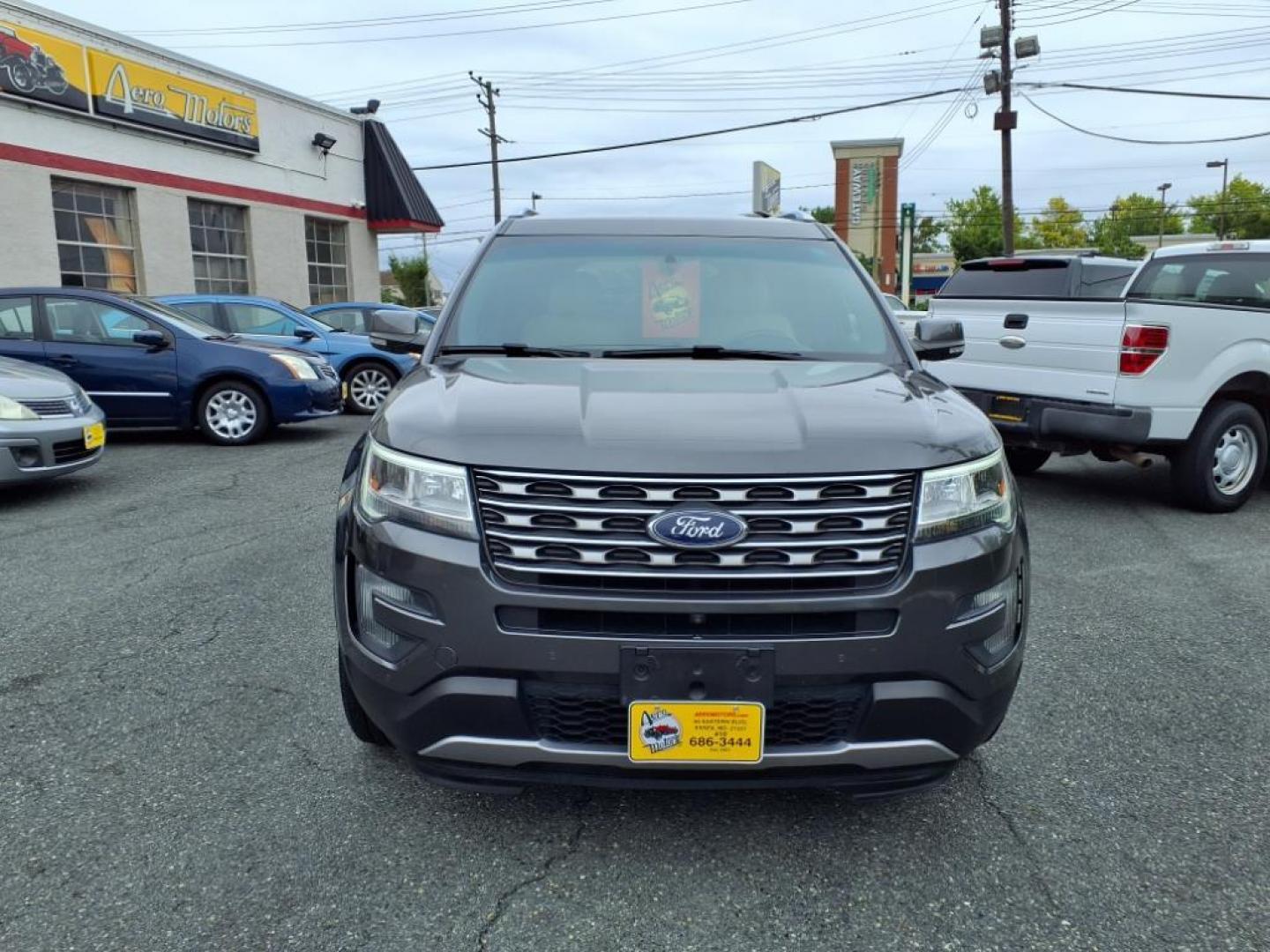 2016 Gray Ford Explorer Limited (1FM5K8F83GG) with an 3.5L 6 Cylinder Sequential-Port F.I. engine, V6 4X4 transmission, located at 50 Eastern Blvd., Essex, MD, 21221, (410) 686-3444, 39.304367, -76.484947 - Photo#8