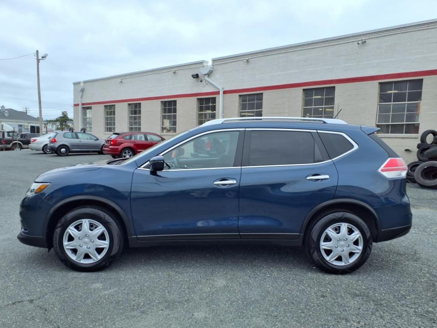 2016 Arctic Blue Metallic Nissan Rogue S (JN8AT2MT3GW) with an 2.5L 2.5L I4 170hp 175ft. lbs. Sequential-Port F.I. engine, CVT transmission, located at 50 Eastern Blvd., Essex, MD, 21221, (410) 686-3444, 39.304367, -76.484947 - Photo#1