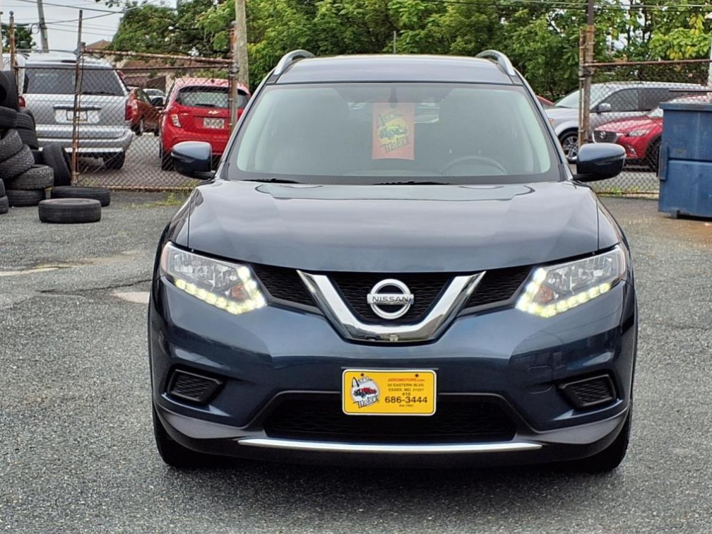2016 Arctic Blue Metallic Nissan Rogue S (JN8AT2MT3GW) with an 2.5L 2.5L I4 170hp 175ft. lbs. Sequential-Port F.I. engine, CVT transmission, located at 50 Eastern Blvd., Essex, MD, 21221, (410) 686-3444, 39.304367, -76.484947 - Photo#8