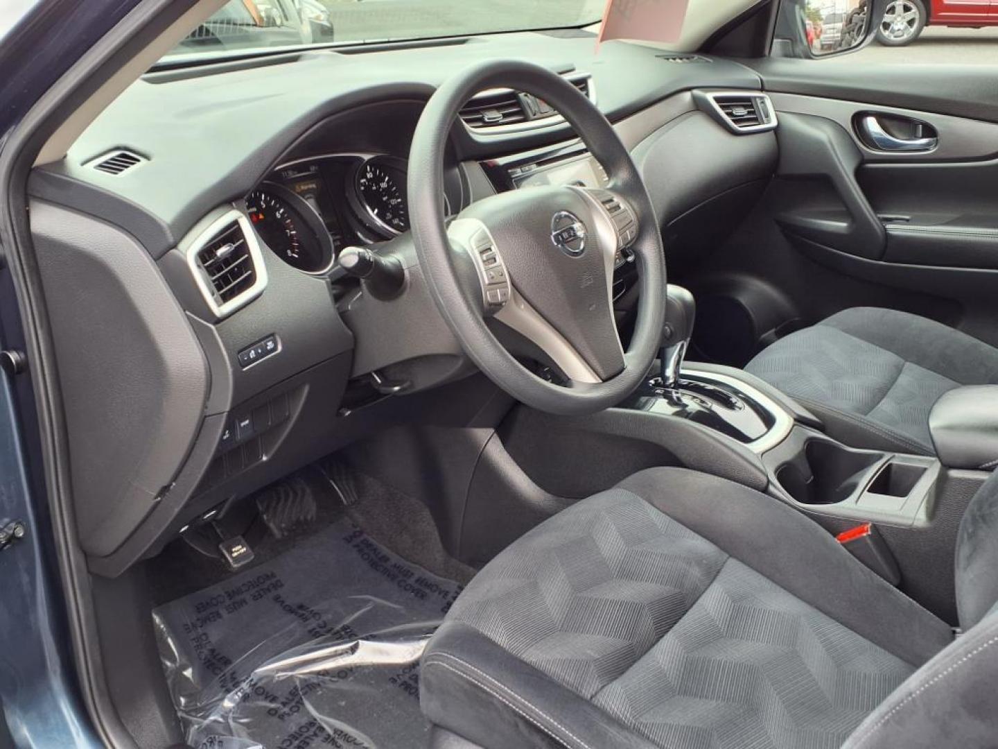 2016 Arctic Blue Metallic Nissan Rogue S (JN8AT2MT3GW) with an 2.5L 2.5L I4 170hp 175ft. lbs. Sequential-Port F.I. engine, CVT transmission, located at 50 Eastern Blvd., Essex, MD, 21221, (410) 686-3444, 39.304367, -76.484947 - Photo#11
