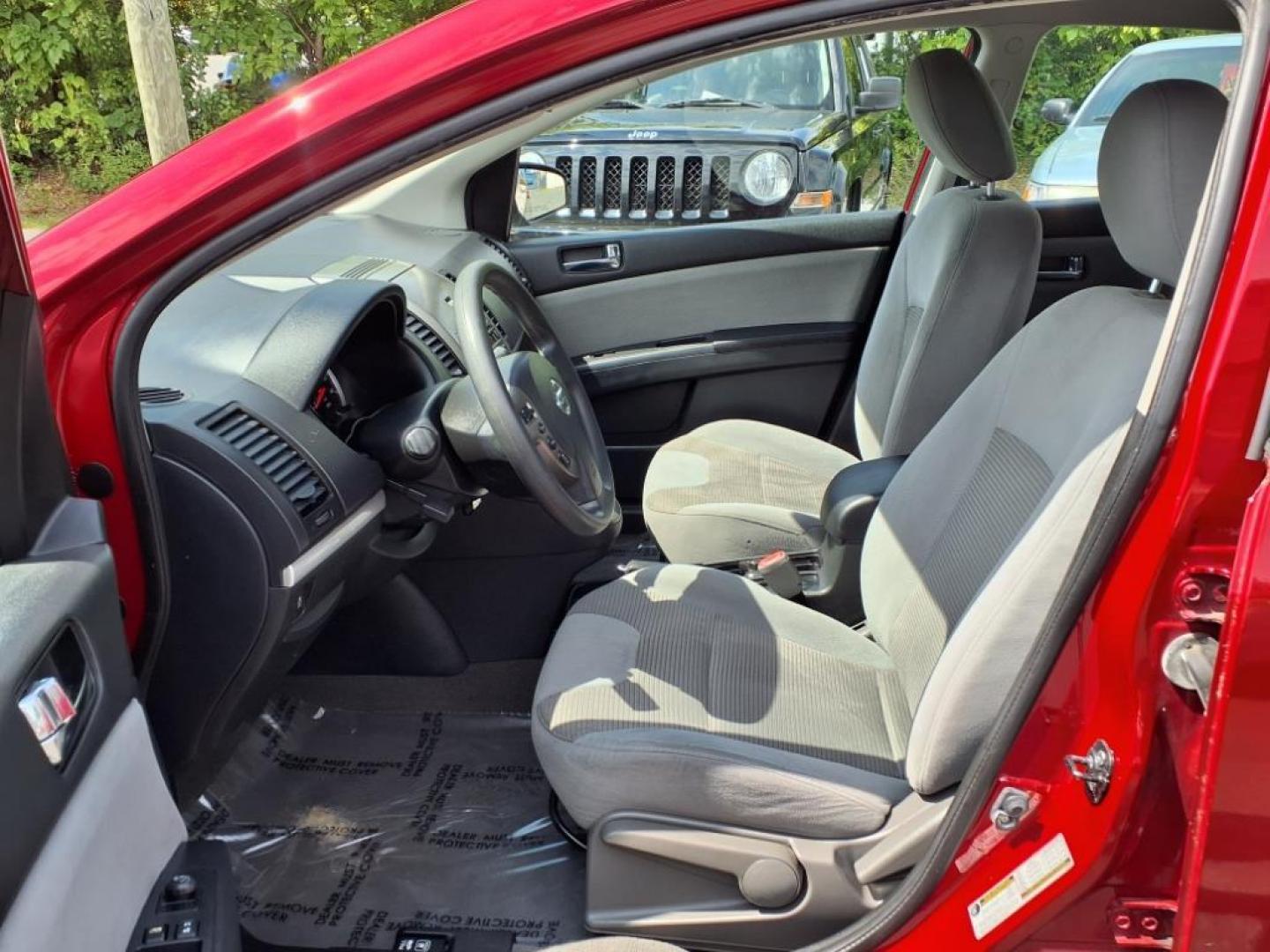 2012 Red Brick Nissan Sentra 2.0 S (3N1AB6AP7CL) with an 2.0L 2.0L I4 140hp 147ft. lbs. Sequential-Port F.I. engine, CVT transmission, located at 50 Eastern Blvd., Essex, MD, 21221, (410) 686-3444, 39.304367, -76.484947 - Photo#10