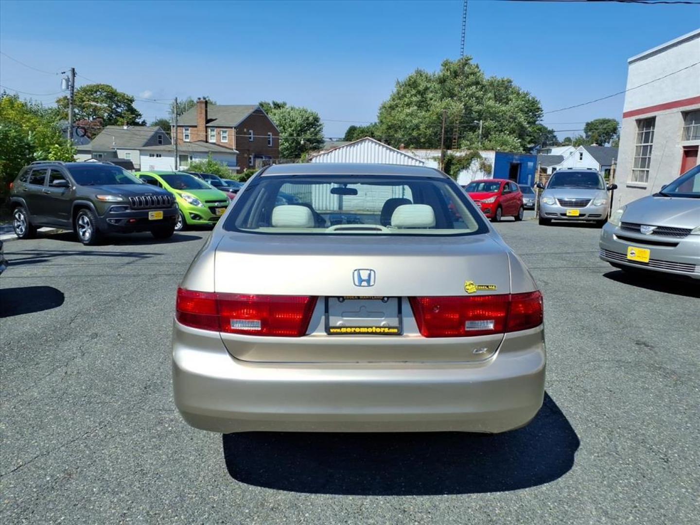2005 Desert Mist Metallic Honda Accord LX (1HGCM56455A) with an 2.4L 4 Cylinder Fuel Injected engine, Automatic transmission, located at 50 Eastern Blvd., Essex, MD, 21221, (410) 686-3444, 39.304367, -76.484947 - Photo#3