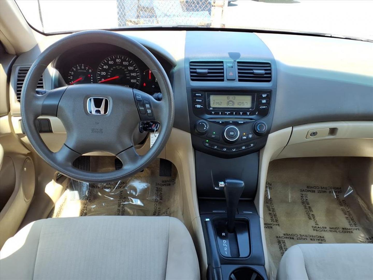 2005 Desert Mist Metallic Honda Accord LX (1HGCM56455A) with an 2.4L 4 Cylinder Fuel Injected engine, Automatic transmission, located at 50 Eastern Blvd., Essex, MD, 21221, (410) 686-3444, 39.304367, -76.484947 - Photo#14