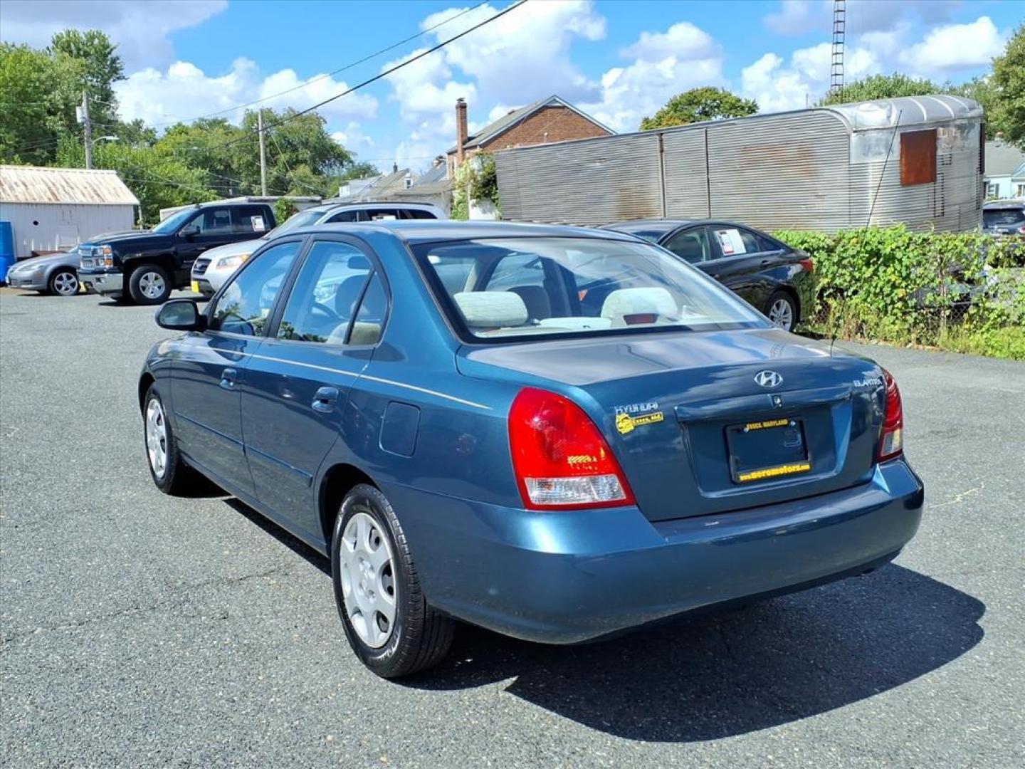 2003 Blue Hyundai ELANTRA GL (KMHDN45D83U) with an 2.0L 4 Cylinder Fuel Injected engine, Automatic transmission, located at 50 Eastern Blvd., Essex, MD, 21221, (410) 686-3444, 39.304367, -76.484947 - Photo#2