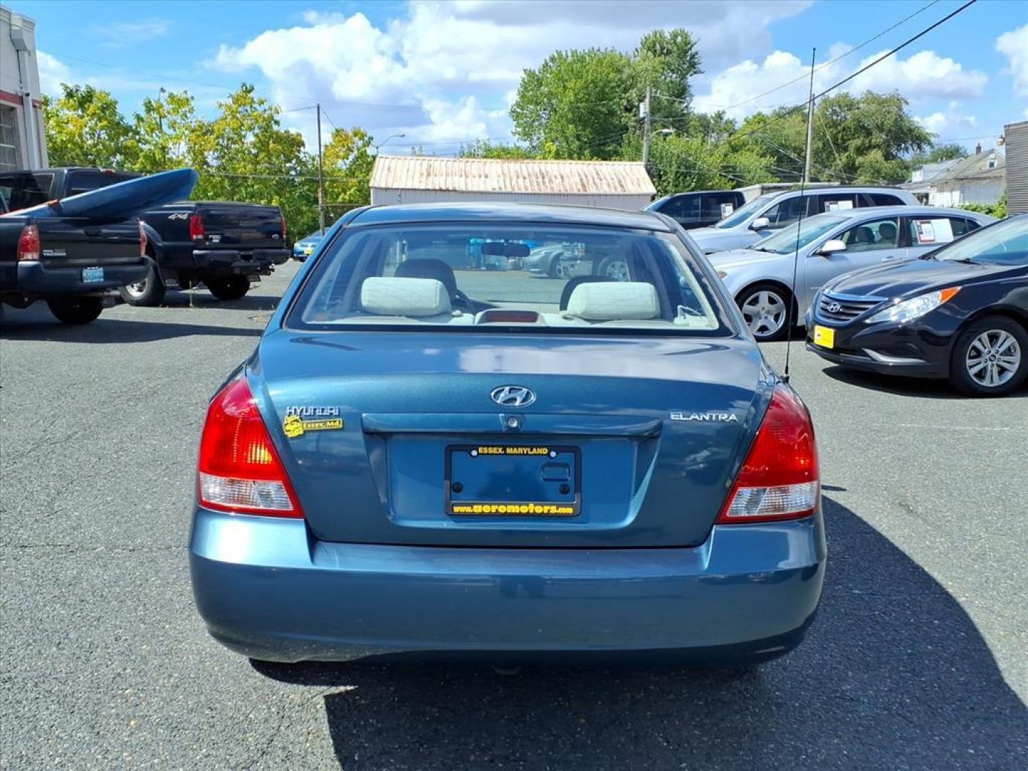 2003 Blue Hyundai ELANTRA GL (KMHDN45D83U) with an 2.0L 4 Cylinder Fuel Injected engine, Automatic transmission, located at 50 Eastern Blvd., Essex, MD, 21221, (410) 686-3444, 39.304367, -76.484947 - Photo#3