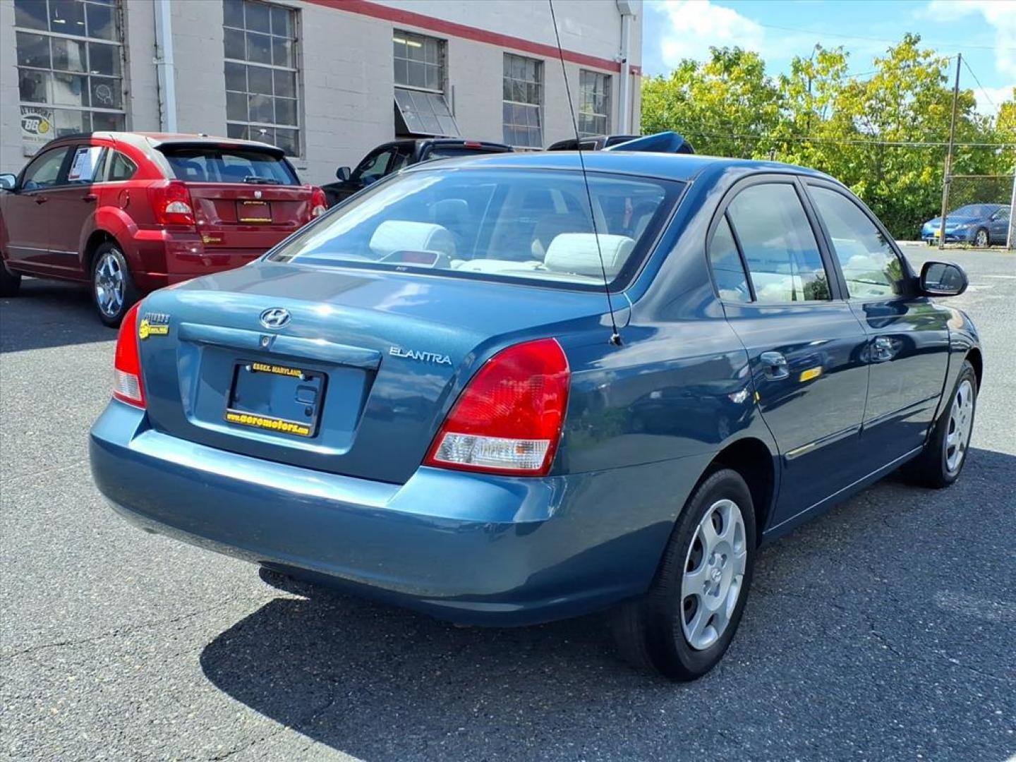 2003 Blue Hyundai ELANTRA GL (KMHDN45D83U) with an 2.0L 4 Cylinder Fuel Injected engine, Automatic transmission, located at 50 Eastern Blvd., Essex, MD, 21221, (410) 686-3444, 39.304367, -76.484947 - Photo#4