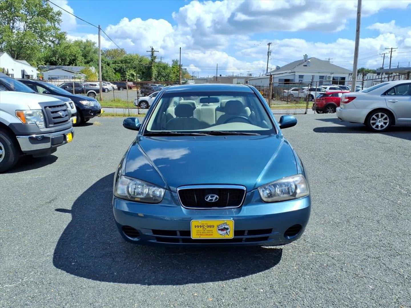 2003 Blue Hyundai ELANTRA GL (KMHDN45D83U) with an 2.0L 4 Cylinder Fuel Injected engine, Automatic transmission, located at 50 Eastern Blvd., Essex, MD, 21221, (410) 686-3444, 39.304367, -76.484947 - Photo#7