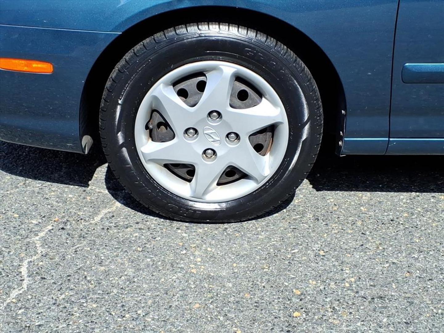 2003 Blue Hyundai ELANTRA GL (KMHDN45D83U) with an 2.0L 4 Cylinder Fuel Injected engine, Automatic transmission, located at 50 Eastern Blvd., Essex, MD, 21221, (410) 686-3444, 39.304367, -76.484947 - Photo#8