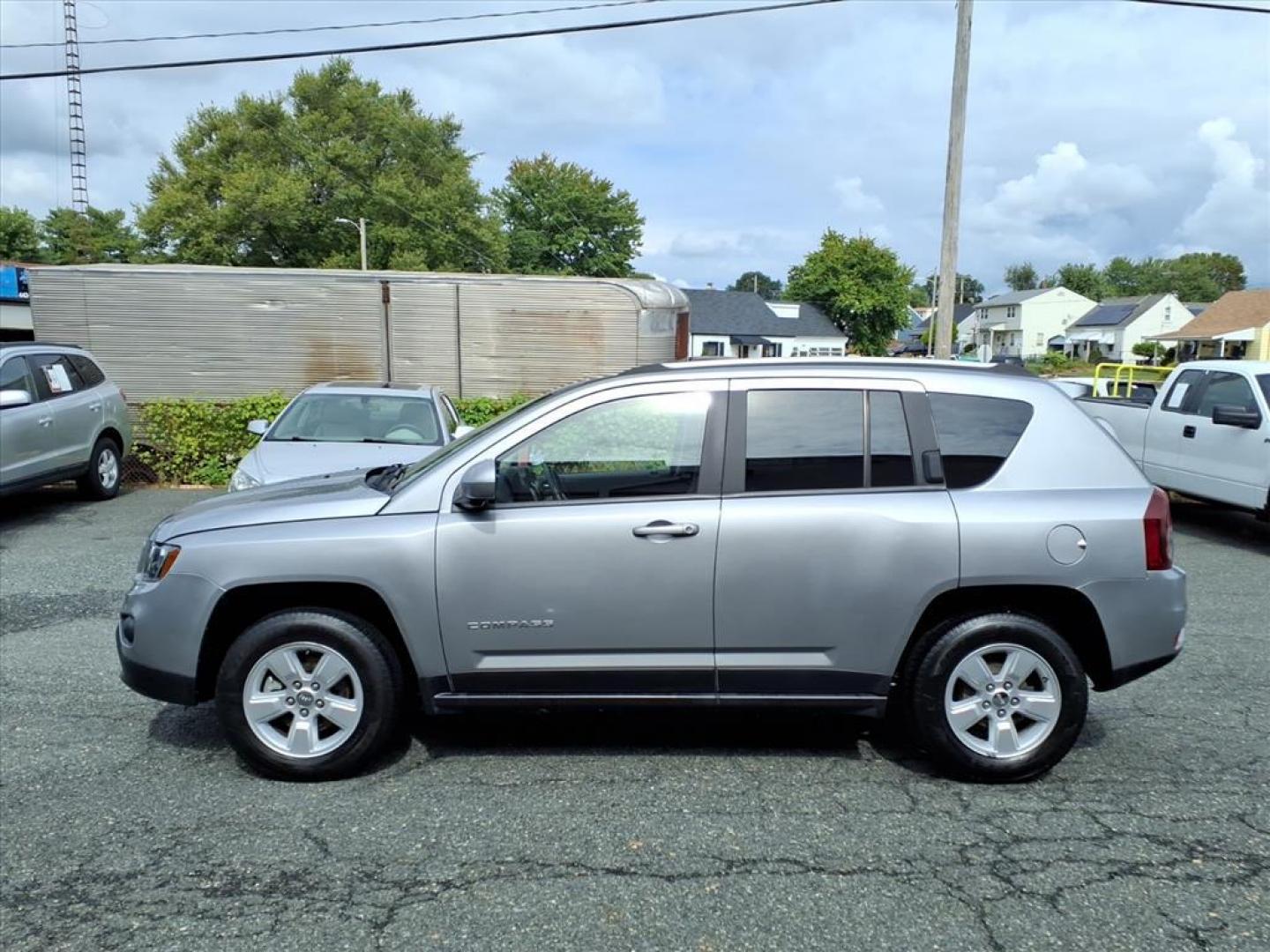 2017 Billet Silver Metallic Clear Coat Jeep Compass Latitude (1C4NJCEA8HD) with an 2.0L 4 Cylinder Sequential-Port F.I. engine, Automatic transmission, located at 50 Eastern Blvd., Essex, MD, 21221, (410) 686-3444, 39.304367, -76.484947 - Photo#1