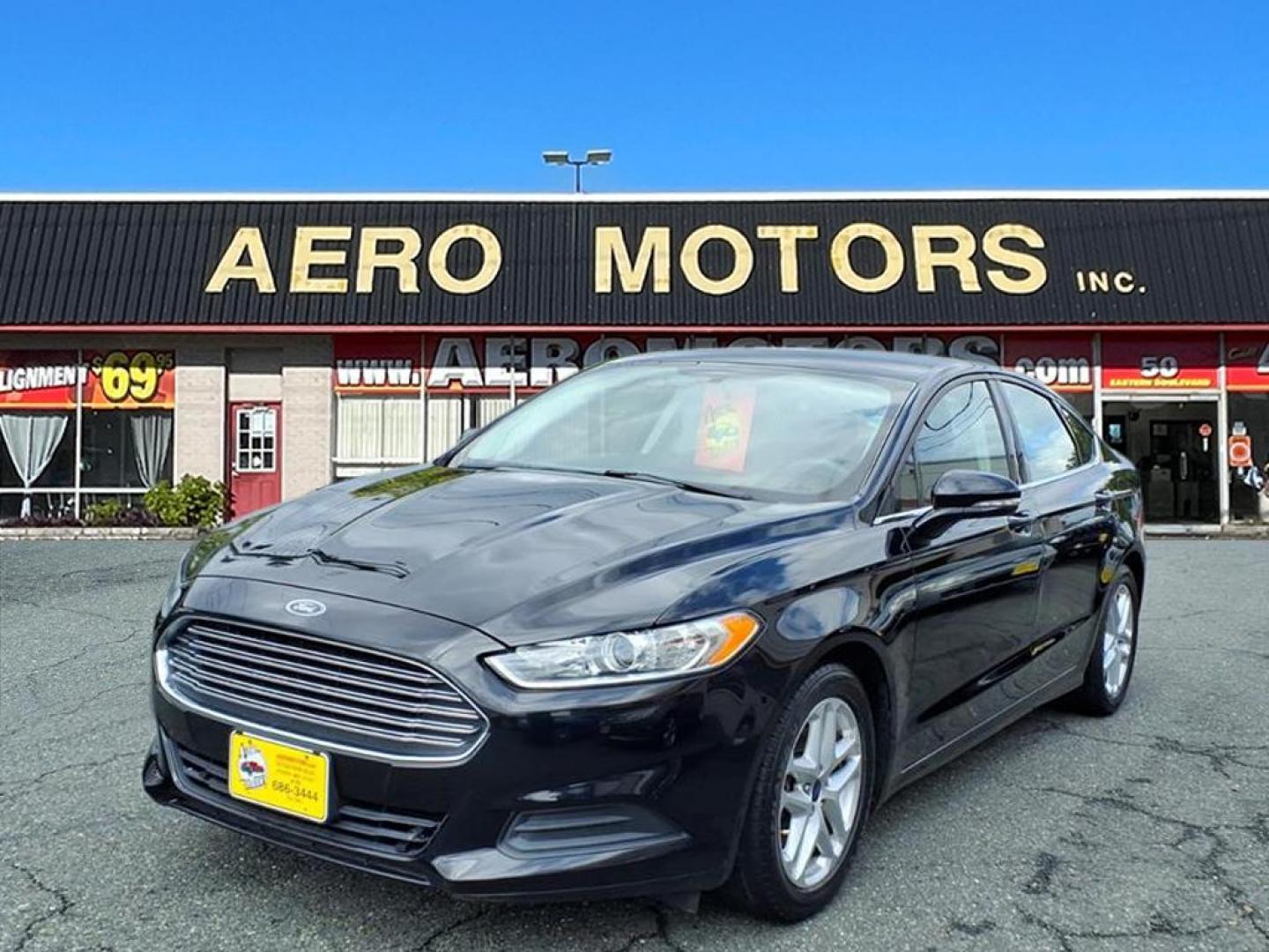 2016 Black Ford Fusion SE (3FA6P0H70GR) with an 2.5L 4 Cylinder Sequential-Port F.I. engine, 4CYL transmission, located at 50 Eastern Blvd., Essex, MD, 21221, (410) 686-3444, 39.304367, -76.484947 - Photo#0