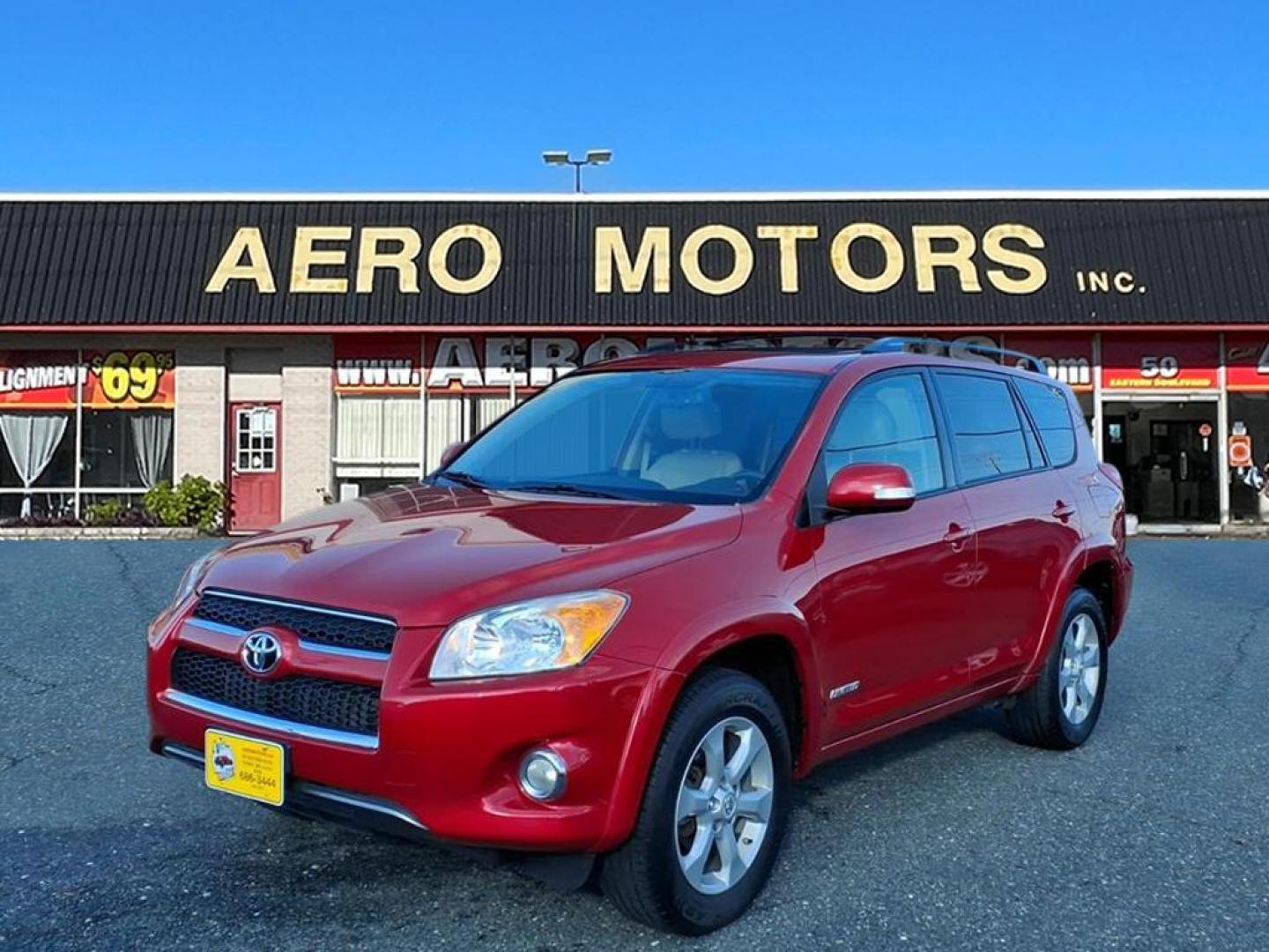 2012 Barcelona Red Metallic Toyota RAV4 Limited (2T3DF4DV6CW) with an 2.5L 4 Cylinder Sequential Fuel Injection engine, AT 4WD transmission, located at 50 Eastern Blvd., Essex, MD, 21221, (410) 686-3444, 39.304367, -76.484947 - Photo#0
