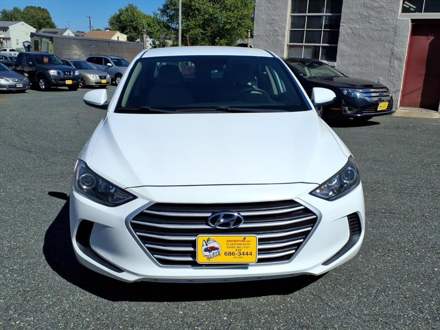2017 Quartz White Pearl Hyundai ELANTRA Value Edition (5NPD84LF0HH) with an 2.0L Nu 2.0L I4 147hp 132ft. lbs. Sequential-Port F.I. engine, 6-Speed Shiftable Automatic transmission, located at 50 Eastern Blvd., Essex, MD, 21221, (410) 686-3444, 39.304367, -76.484947 - Photo#7