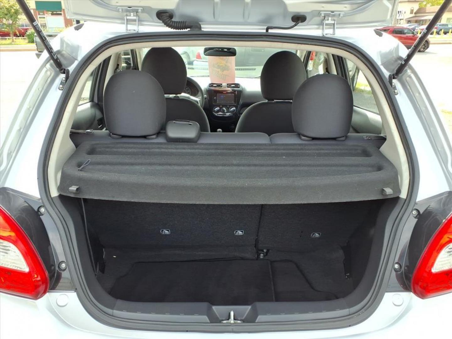 2017 Starlight Silver Mitsubishi Mirage ES (ML32A3HJ4HH) with an 1.2L 1.2L I3 78hp 74ft. lbs. Sequential-Port F.I. engine, CVT transmission, located at 50 Eastern Blvd., Essex, MD, 21221, (410) 686-3444, 39.304367, -76.484947 - Photo#4