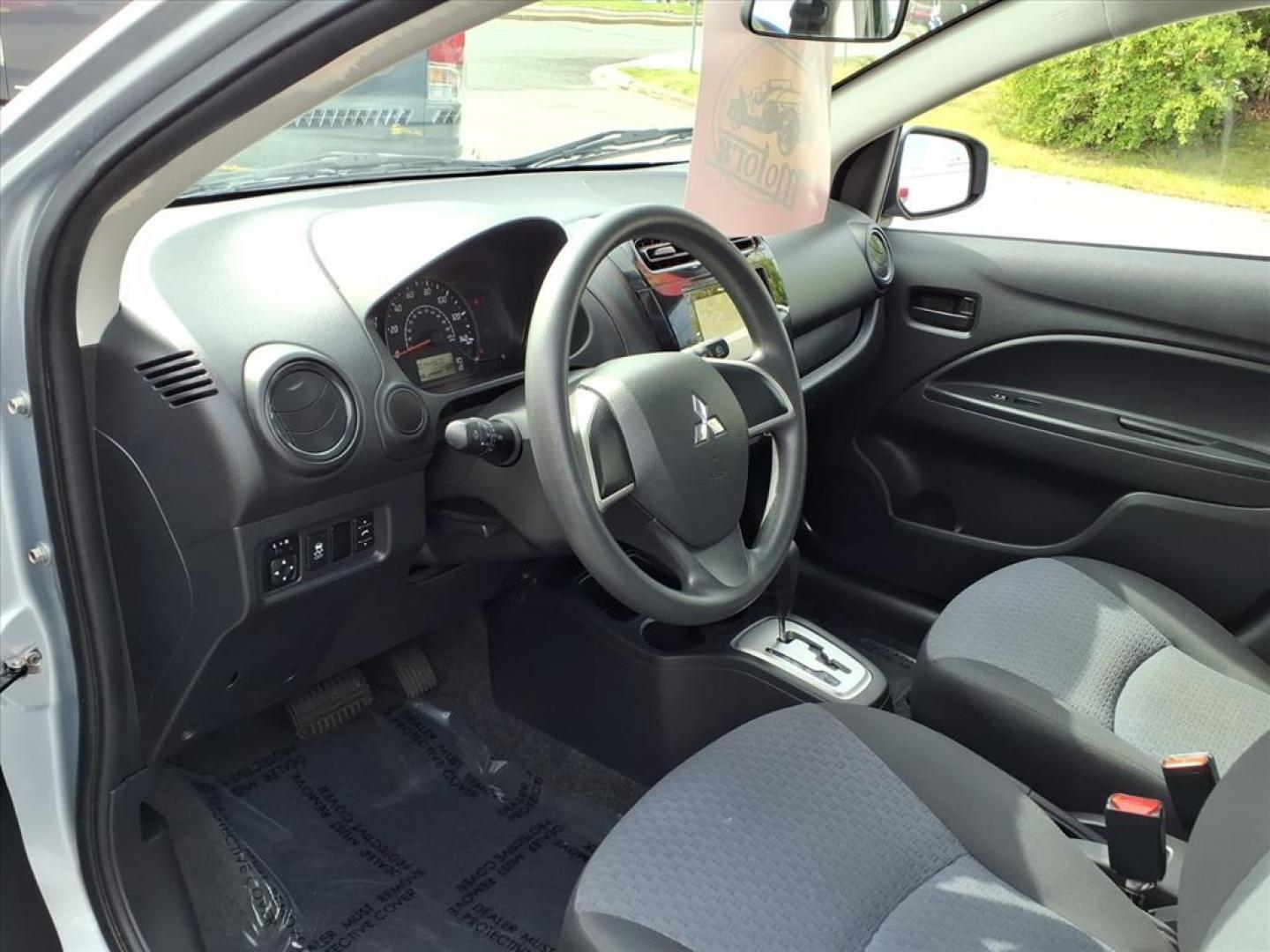 2017 Starlight Silver Mitsubishi Mirage ES (ML32A3HJ4HH) with an 1.2L 1.2L I3 78hp 74ft. lbs. Sequential-Port F.I. engine, CVT transmission, located at 50 Eastern Blvd., Essex, MD, 21221, (410) 686-3444, 39.304367, -76.484947 - Photo#10