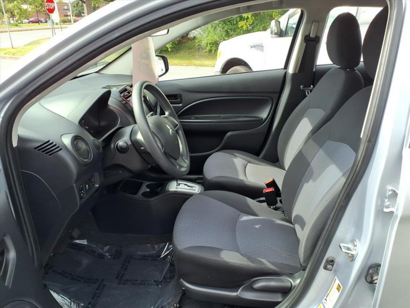 2017 Starlight Silver Mitsubishi Mirage ES (ML32A3HJ4HH) with an 1.2L 1.2L I3 78hp 74ft. lbs. Sequential-Port F.I. engine, CVT transmission, located at 50 Eastern Blvd., Essex, MD, 21221, (410) 686-3444, 39.304367, -76.484947 - Photo#11