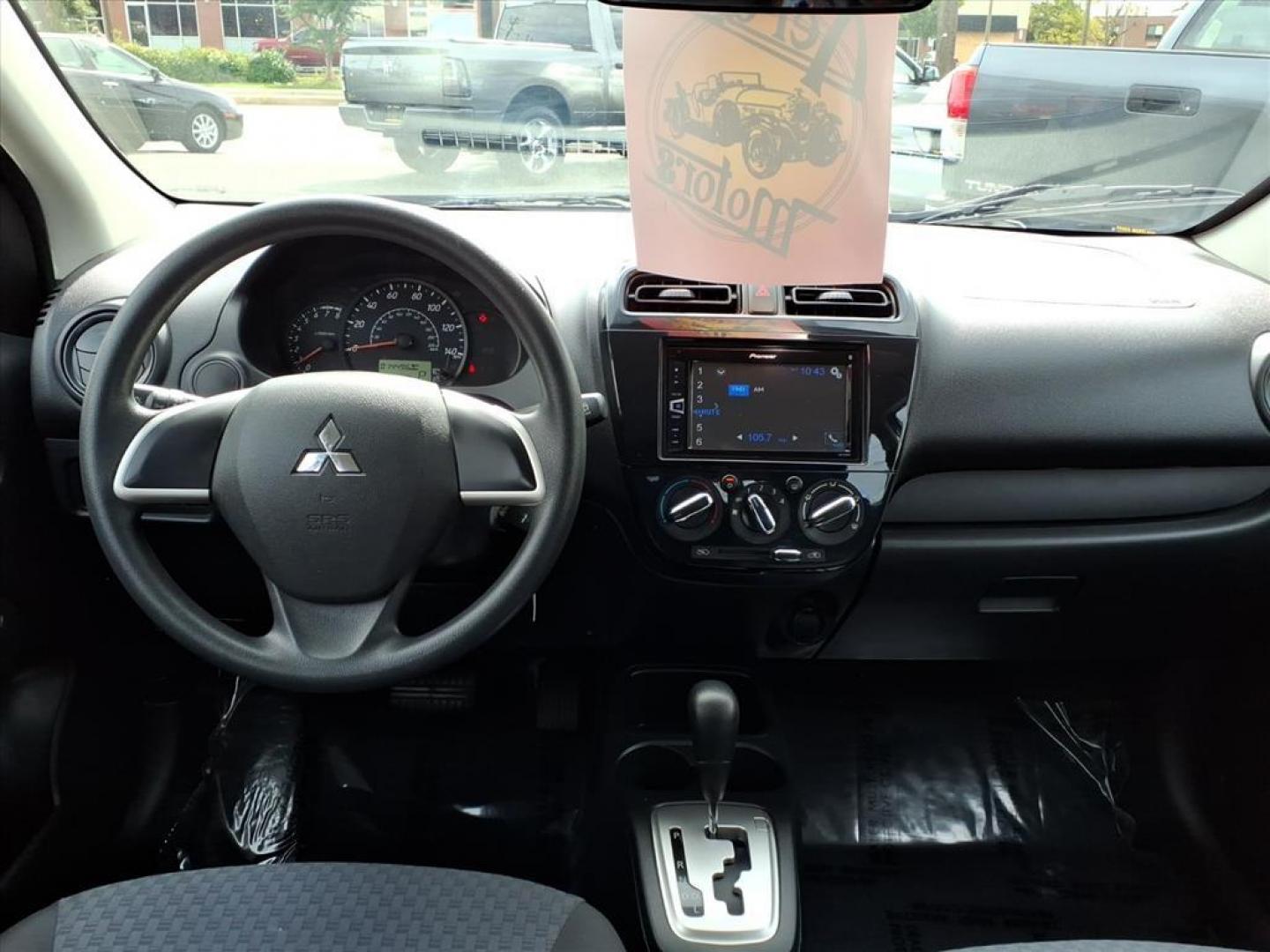 2017 Starlight Silver Mitsubishi Mirage ES (ML32A3HJ4HH) with an 1.2L 1.2L I3 78hp 74ft. lbs. Sequential-Port F.I. engine, CVT transmission, located at 50 Eastern Blvd., Essex, MD, 21221, (410) 686-3444, 39.304367, -76.484947 - Photo#14