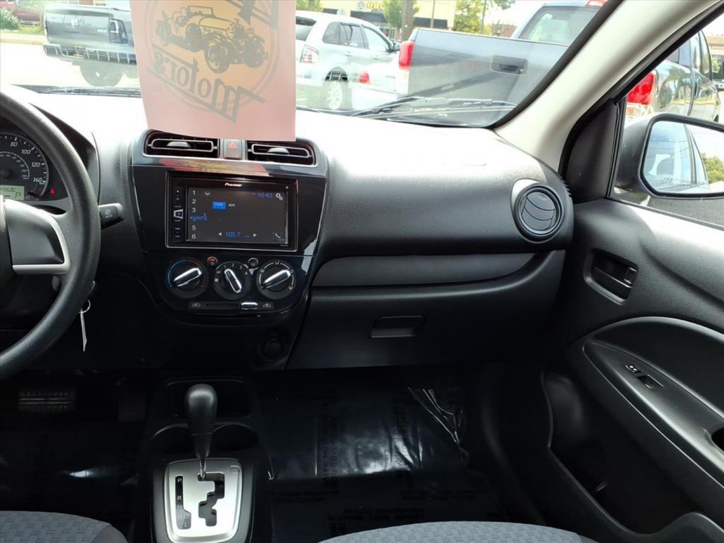 2017 Starlight Silver Mitsubishi Mirage ES (ML32A3HJ4HH) with an 1.2L 1.2L I3 78hp 74ft. lbs. Sequential-Port F.I. engine, CVT transmission, located at 50 Eastern Blvd., Essex, MD, 21221, (410) 686-3444, 39.304367, -76.484947 - Photo#15