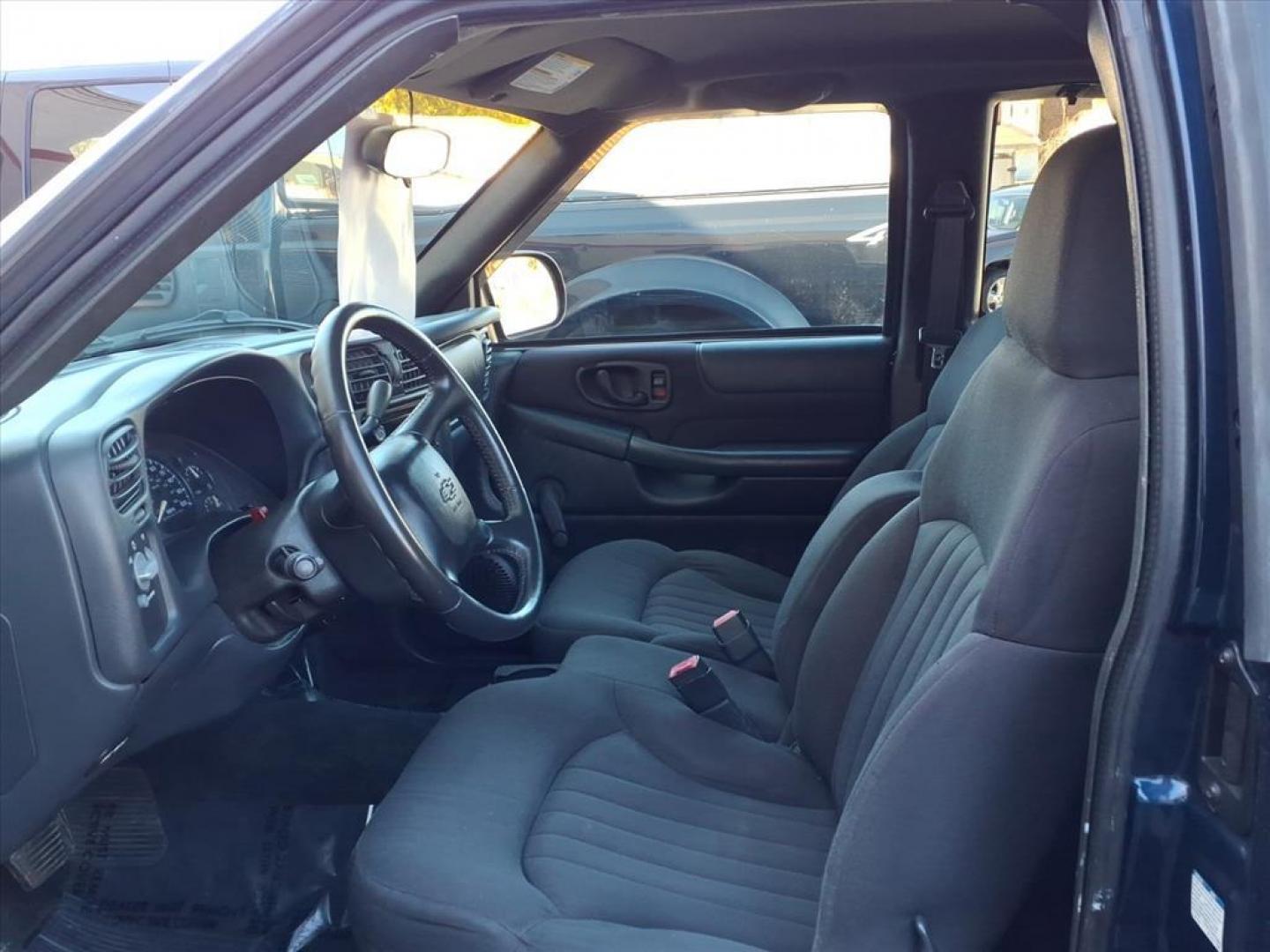 2003 Indigo Blue Metallic Chevrolet S-10 LS (1GCDT19X238) with an 4.3L 6 Cylinder Fuel Injected engine, Automatic transmission, located at 50 Eastern Blvd., Essex, MD, 21221, (410) 686-3444, 39.304367, -76.484947 - Photo#12