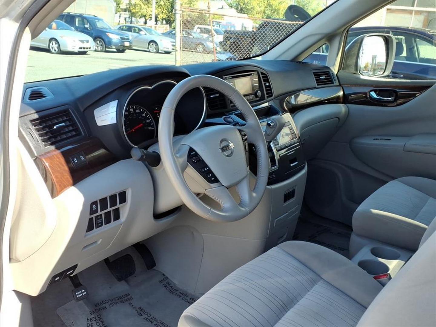 2014 Brilliant Silver Nissan Quest 3.5 SV (JN8AE2KP3E9) with an 3.5L 3.5L V6 260hp 240ft. lbs. Fuel Injected engine, CVT transmission, located at 50 Eastern Blvd., Essex, MD, 21221, (410) 686-3444, 39.304367, -76.484947 - Photo#11