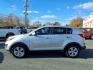 2013 Bright Silver Kia Sportage LX (KNDPBCA24D7) with an 2.4L 2.4L I4 176hp 168ft. lbs. Sequential-Port F.I. engine, 6-Speed Automatic Sportmatic transmission, located at 50 Eastern Blvd., Essex, MD, 21221, (410) 686-3444, 39.304367, -76.484947 - Photo#1