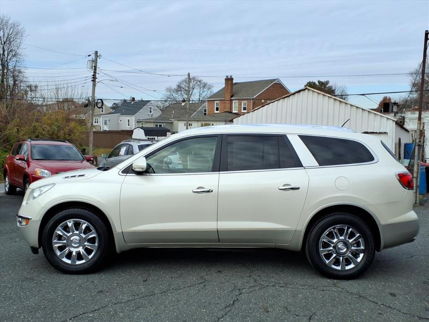 2011 White Diamond Tricoat Buick Enclave CXL-2 (5GAKVCED1BJ) with an 3.6L 6 Cylinder Fuel Injected engine, V6 AT AWD transmission, located at 50 Eastern Blvd., Essex, MD, 21221, (410) 686-3444, 39.304367, -76.484947 - Photo#1