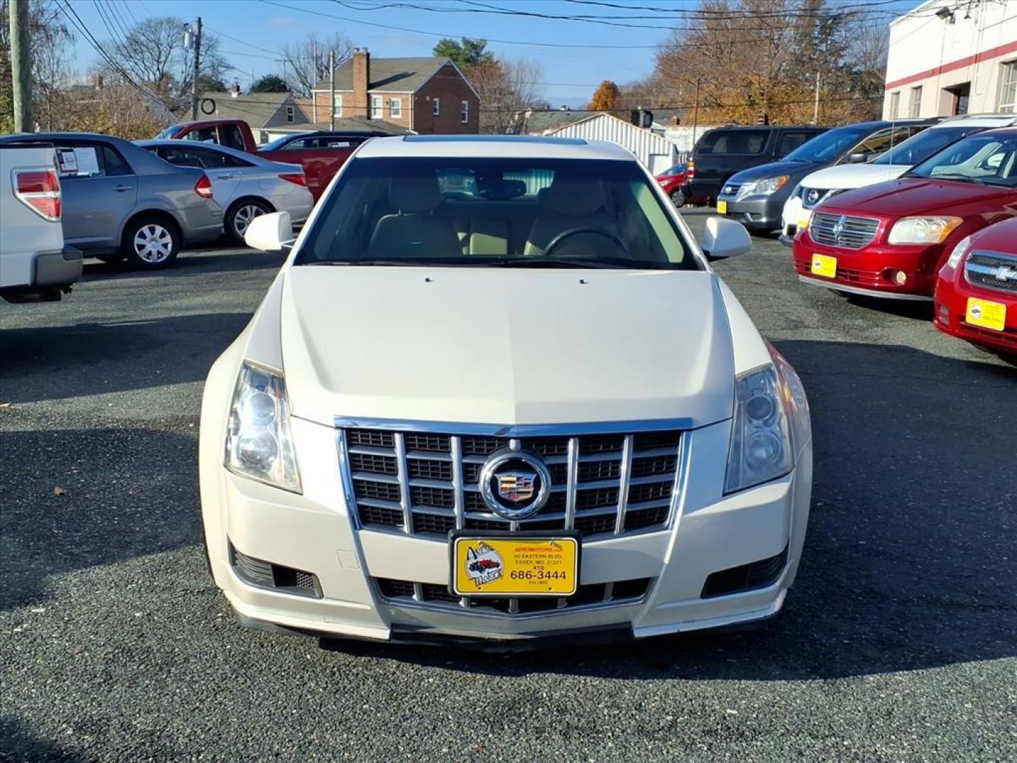 2013 White Diamond Tricoat Cadillac CTS 3.0L Luxury (1G6DH5E57D0) with an 3.0L 6 Cylinder Fuel Injected engine, V6AWD transmission, located at 50 Eastern Blvd., Essex, MD, 21221, (410) 686-3444, 39.304367, -76.484947 - Photo#6