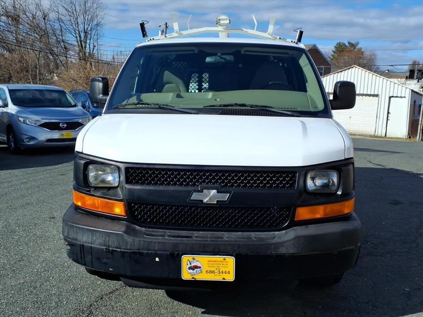 2009 Summit White Chevrolet Express 1500 (1GCFG15X191) with an 4.3L 6 Cylinder Fuel Injected engine, V8 transmission, located at 50 Eastern Blvd., Essex, MD, 21221, (410) 686-3444, 39.304367, -76.484947 - Photo#7