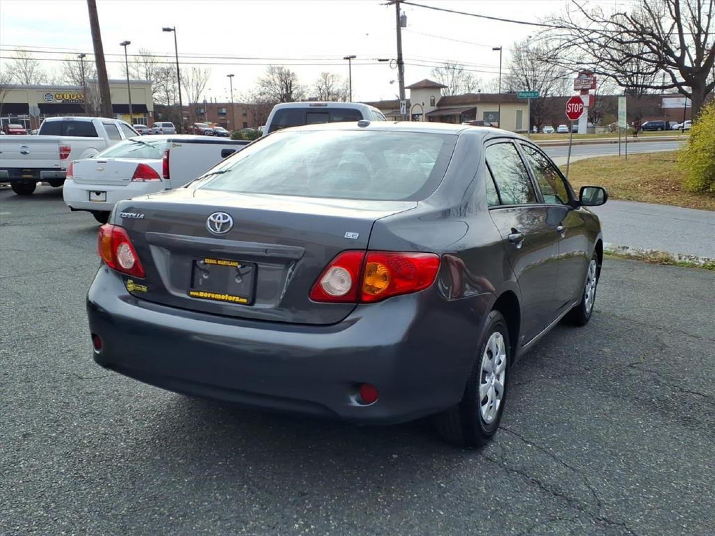 2010 Magnetic Gray Metallic Toyota Corolla LE (2T1BU4EE9AC) with an 1.8L 1.8L I4 132hp 128ft. lbs. Sequential-Port F.I. engine, 4-Speed Automatic transmission, located at 50 Eastern Blvd., Essex, MD, 21221, (410) 686-3444, 39.304367, -76.484947 - Photo#2