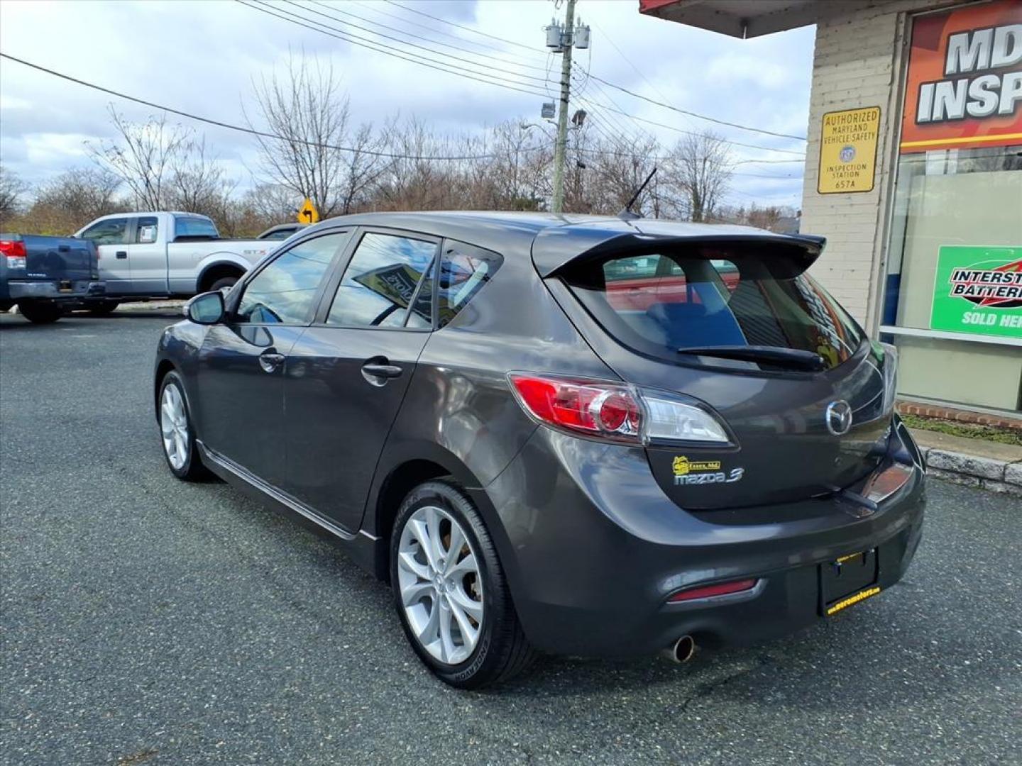 2010 Graphite Mica Mazda Mazda3 s Sport (JM1BL1H63A1) with an 2.5L 4 Cylinder Sequential-Port F.I. engine, 5SP transmission, located at 50 Eastern Blvd., Essex, MD, 21221, (410) 686-3444, 39.304367, -76.484947 - Photo#2