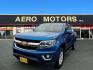 2018 Blue Chevrolet Colorado LT (1GCHTCEN2J1) with an 3.6L 6 Cylinder Fuel Injected engine, 4WD V6 transmission, located at 50 Eastern Blvd., Essex, MD, 21221, (410) 686-3444, 39.304367, -76.484947 - Photo#0