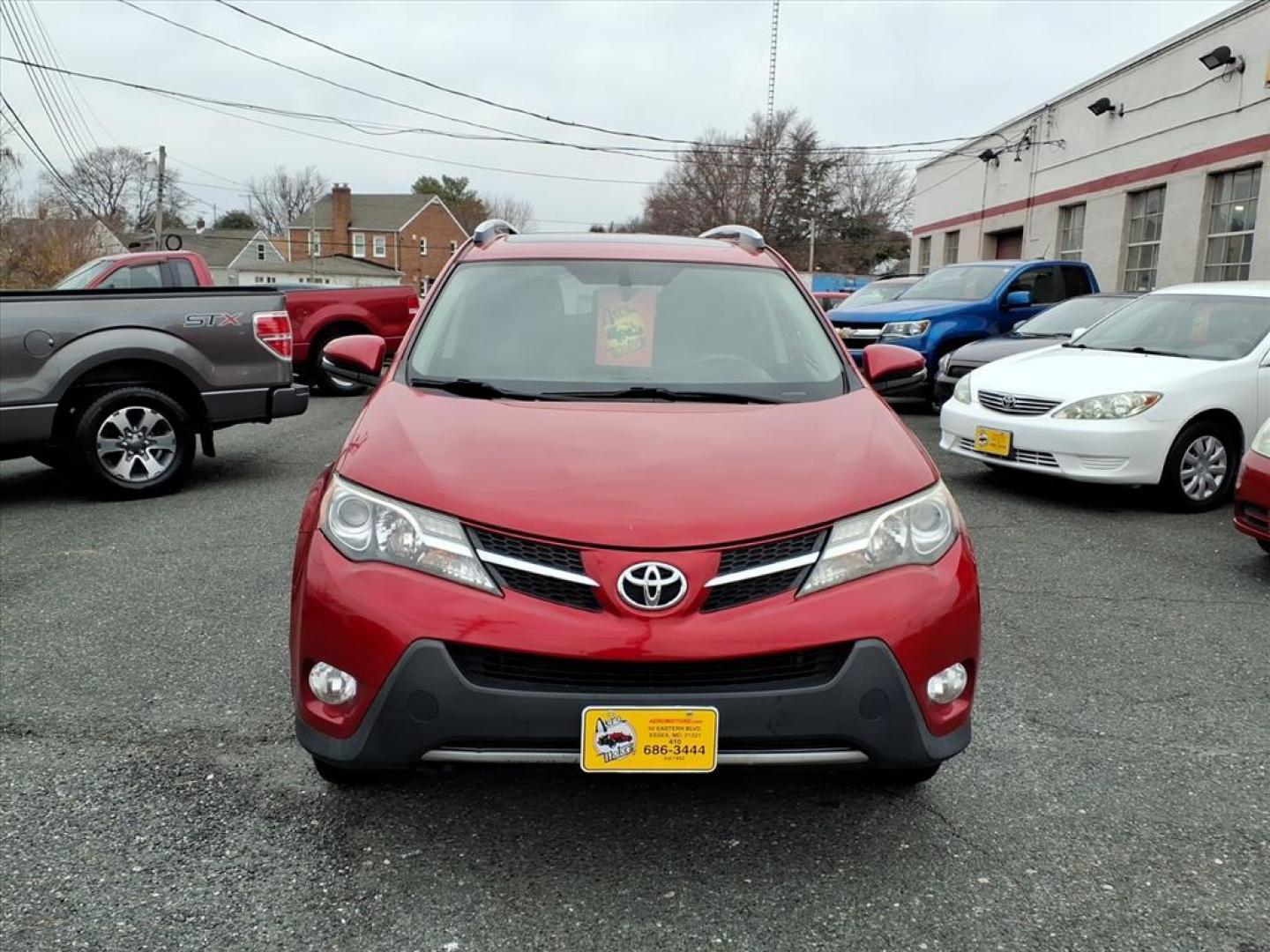 2013 Barcelona Red Metallic Toyota RAV4 XLE (JTMRFREV7DD) with an 2.5L 4 Cylinder Sequential Fuel Injection engine, Automatic transmission, located at 50 Eastern Blvd., Essex, MD, 21221, (410) 686-3444, 39.304367, -76.484947 - Photo#8