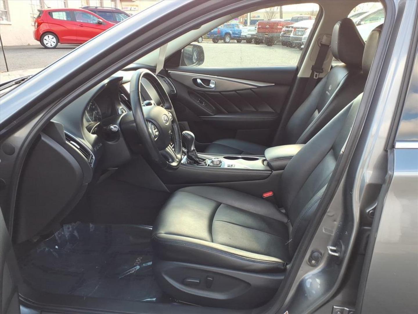 2014 Graphite Shadow INFINITI Q50 Premium (JN1BV7AR9EM) with an 3.7L 6 Cylinder Sequential-Port F.I. engine, ATV6 transmission, located at 50 Eastern Blvd., Essex, MD, 21221, (410) 686-3444, 39.304367, -76.484947 - Photo#10