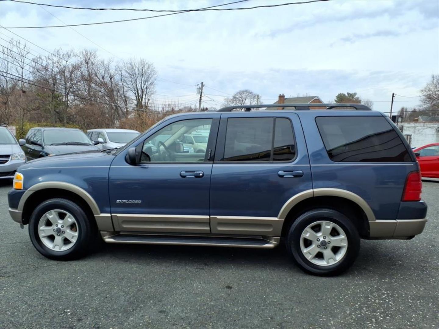 2004 Medium Wedgewood Blue Clearcoat Ford Explorer Eddie Bauer (1FMDU74K14U) with an 4.0L 6 Cylinder Fuel Injected engine, Automatic transmission, located at 50 Eastern Blvd., Essex, MD, 21221, (410) 686-3444, 39.304367, -76.484947 - Photo#1