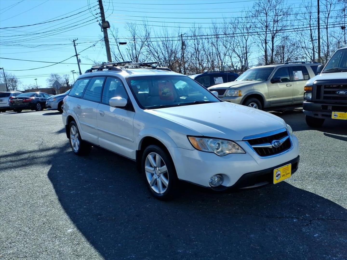 2008 Satin White Pearl Subaru Outback 2.5i Limited (4S4BP62C087) with an 2.5L 2.5L H4 170hp 170ft. lbs. Sequential-Port F.I. engine, 4-Speed Automatic with Sportshift Manual 4A transmission, located at 50 Eastern Blvd., Essex, MD, 21221, (410) 686-3444, 39.304367, -76.484947 - Photo#6