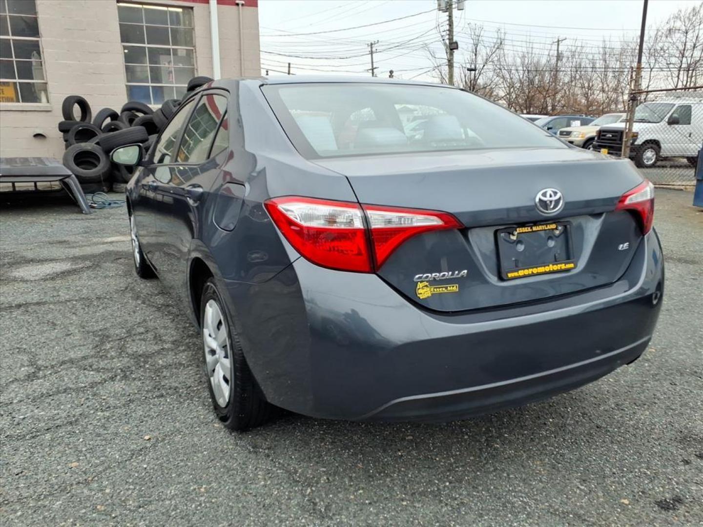 2016 Slate Metallic Toyota Corolla LE (2T1BURHE6GC) with an 1.8L 1.8L I4 132hp 128ft. lbs. Sequential-Port F.I. engine, CVT transmission, located at 50 Eastern Blvd., Essex, MD, 21221, (410) 686-3444, 39.304367, -76.484947 - Photo#2