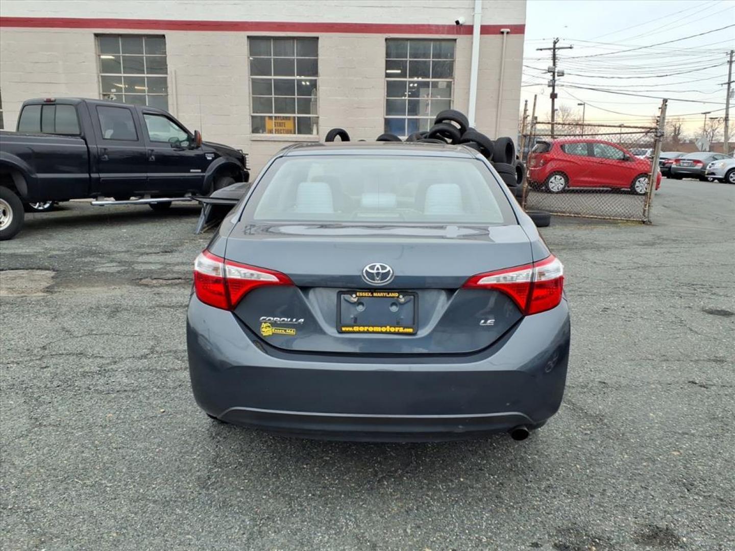 2016 Slate Metallic Toyota Corolla LE (2T1BURHE6GC) with an 1.8L 1.8L I4 132hp 128ft. lbs. Sequential-Port F.I. engine, CVT transmission, located at 50 Eastern Blvd., Essex, MD, 21221, (410) 686-3444, 39.304367, -76.484947 - Photo#3