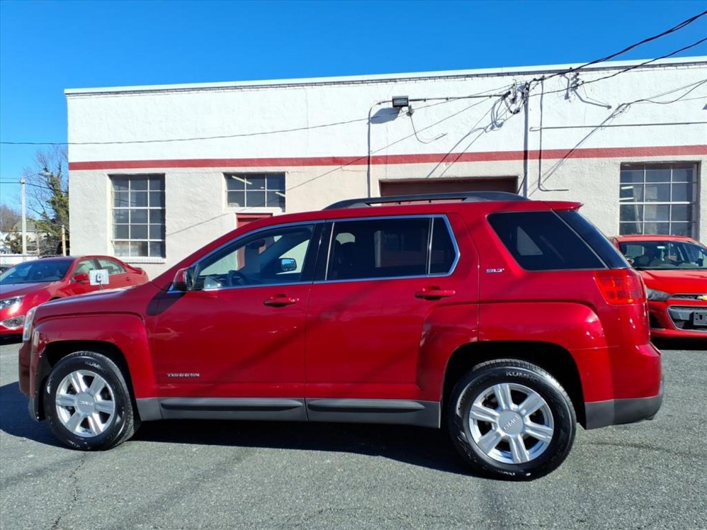 2014 Crystal Red Tintcoat GMC Terrain SLT-1 (2GKFLXE3XE6) with an 3.6L 6 Cylinder Fuel Injected engine, ATAWD transmission, located at 50 Eastern Blvd., Essex, MD, 21221, (410) 686-3444, 39.304367, -76.484947 - Photo#1