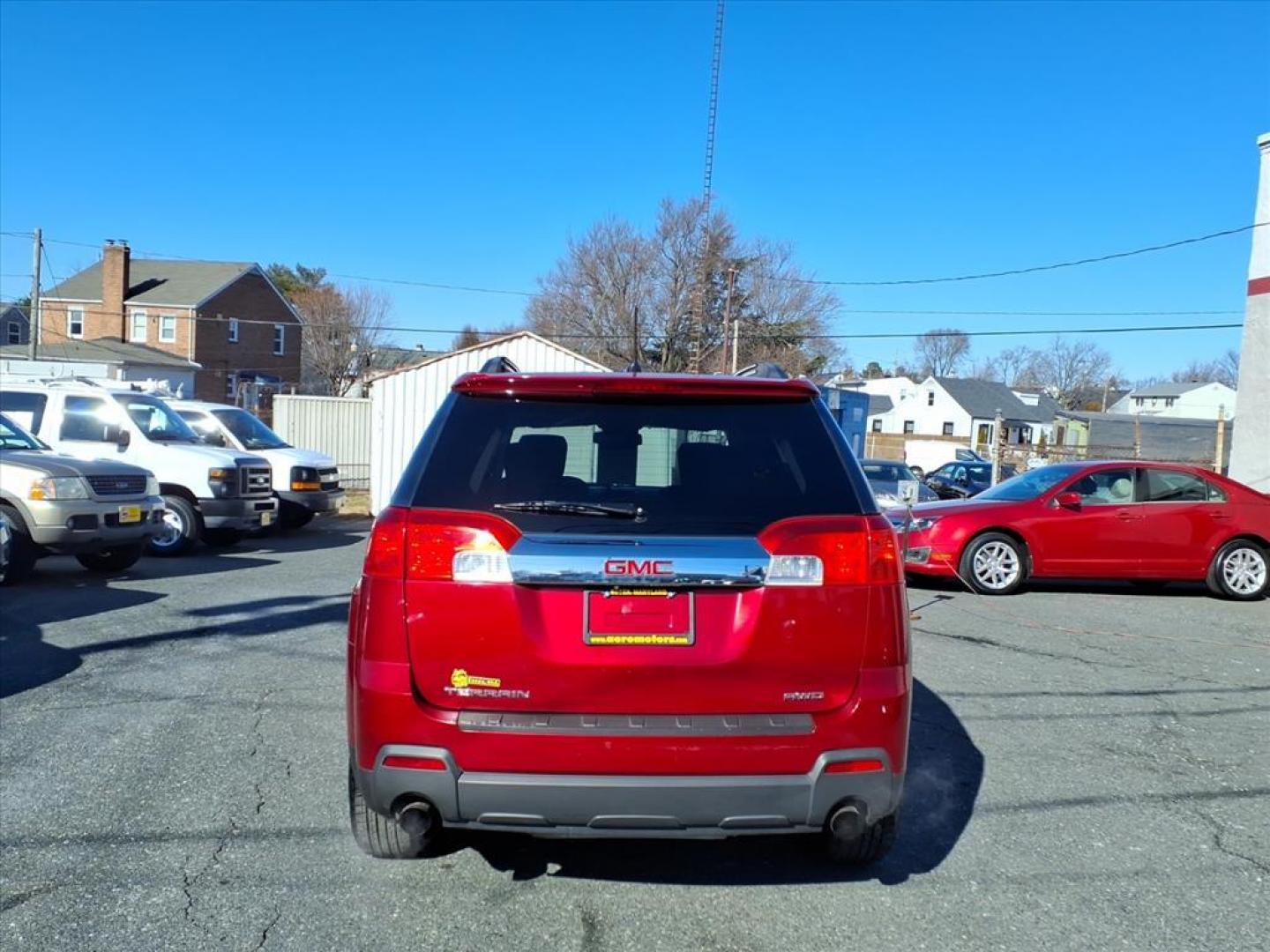 2014 Crystal Red Tintcoat GMC Terrain SLT-1 (2GKFLXE3XE6) with an 3.6L 6 Cylinder Fuel Injected engine, ATAWD transmission, located at 50 Eastern Blvd., Essex, MD, 21221, (410) 686-3444, 39.304367, -76.484947 - Photo#3
